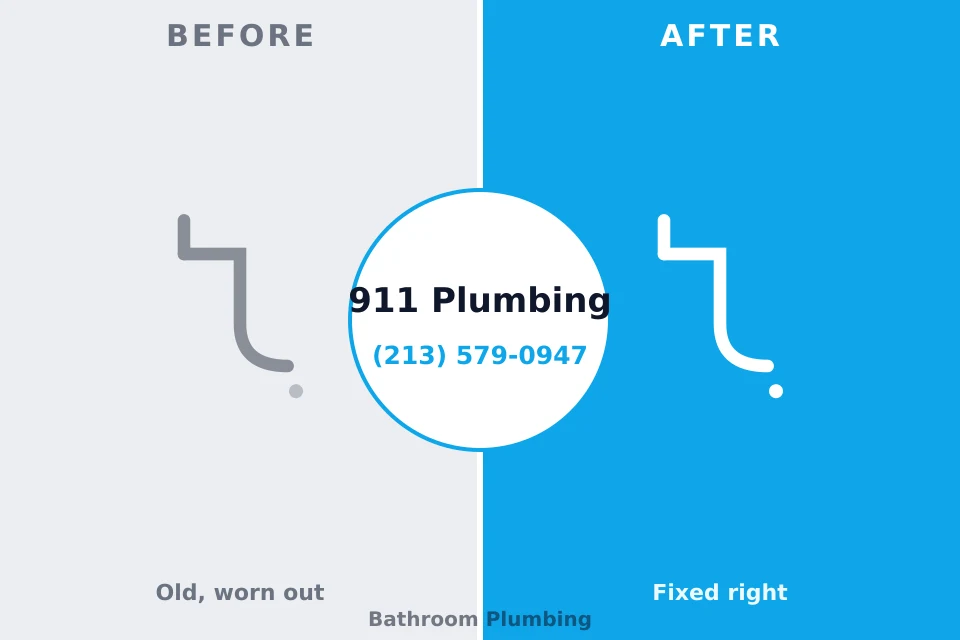 Before and after: plumbing company Albion, IN